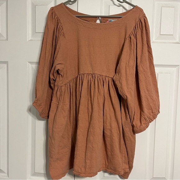 Free People Peach Mini Dress - Picture 3 of 7